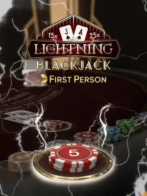 First Person Lightning Blackjack